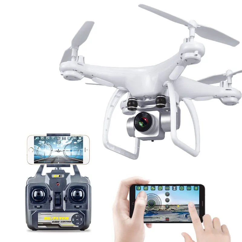 Водонепроницаемый Радиоуправляемый Дрон с вращающейся 90 ° широкоугольной HD