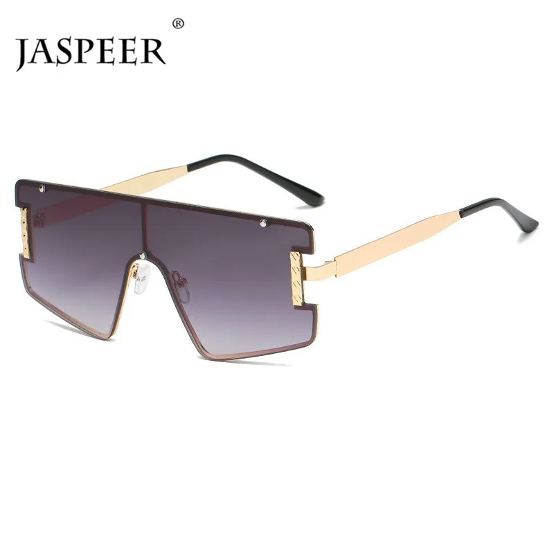

Солнцезащитные очки унисекс JASPEER, цельные, с градиентными оттенками, UV400