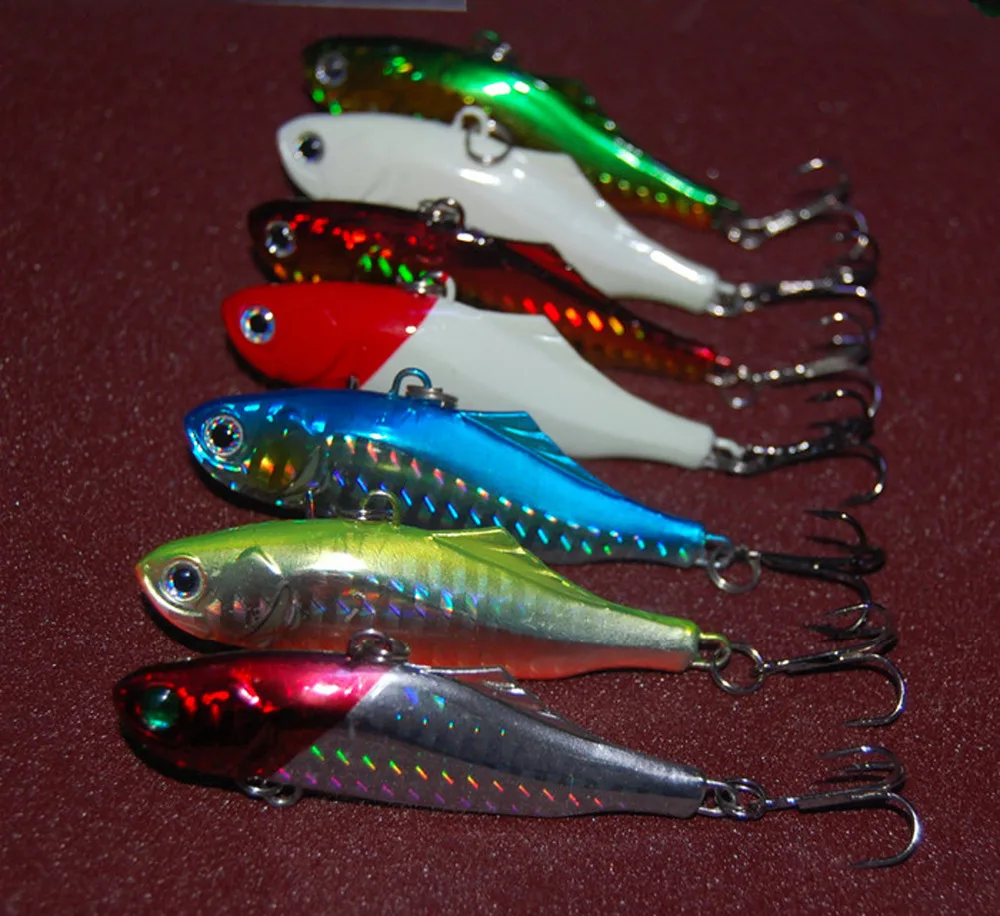 

5 шт., металлическая приманка для ловли рыбы в глубоком море, джиг-приманка, ложка, ВИБ-бас-Спиннер, 20 г, бесплатная доставка