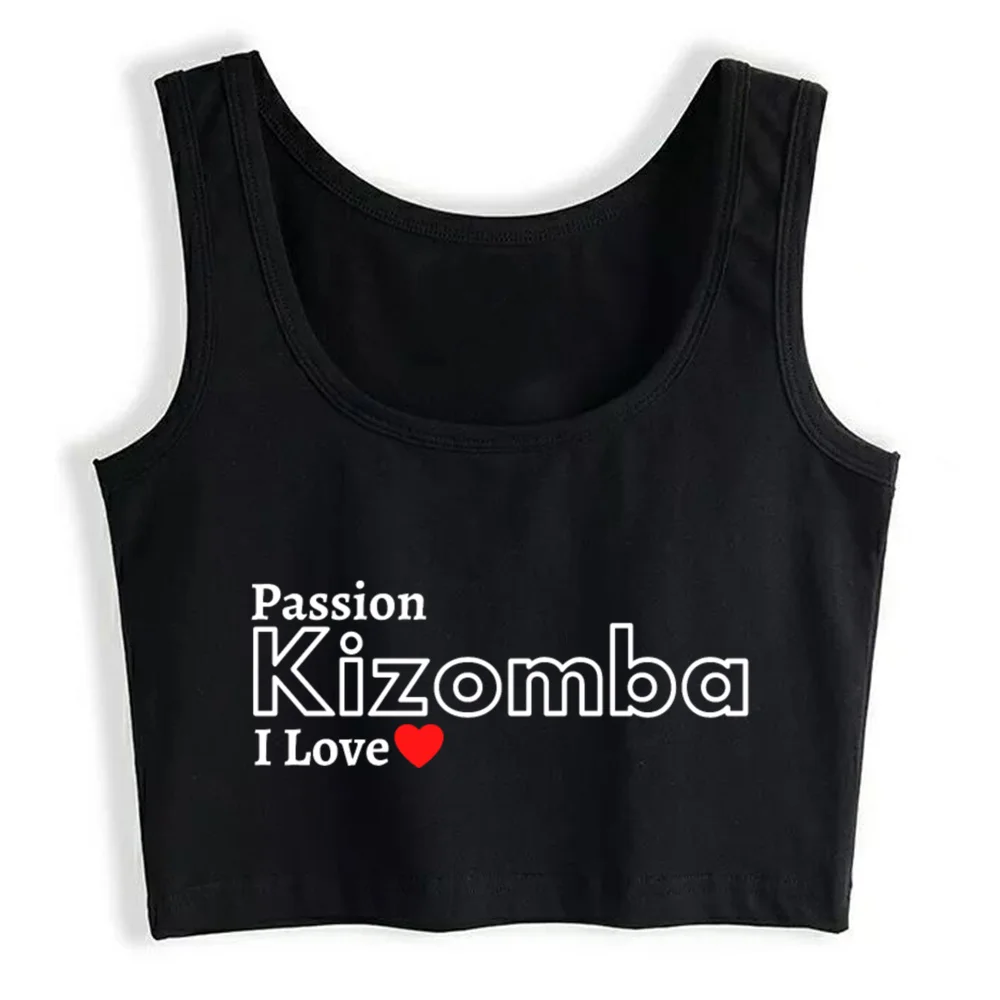 

Кроп-Топ женский Kizomba I Love Passion Idea Emo Grunge Y2k эстетичный Топ Женская одежда