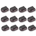 12 шт., металлические шнурки для шнурков, серебристые, золотистые, черные