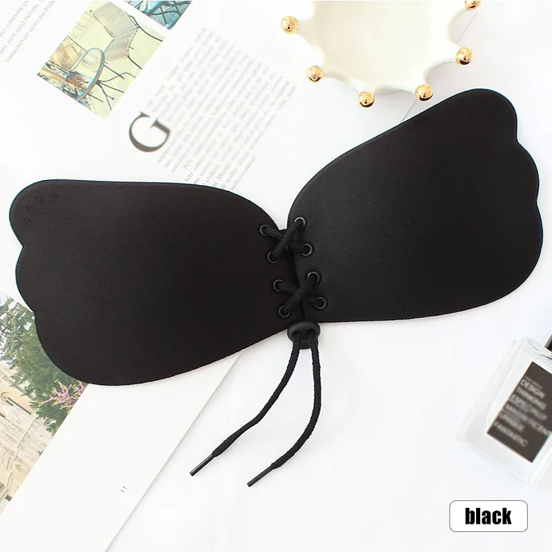 

DeRuiLaDy Seamless Wireless Adhesive Stick Bra Strapless Push Up Bras Women Sexy Backless Lingerie Invisible Silicone Bralette