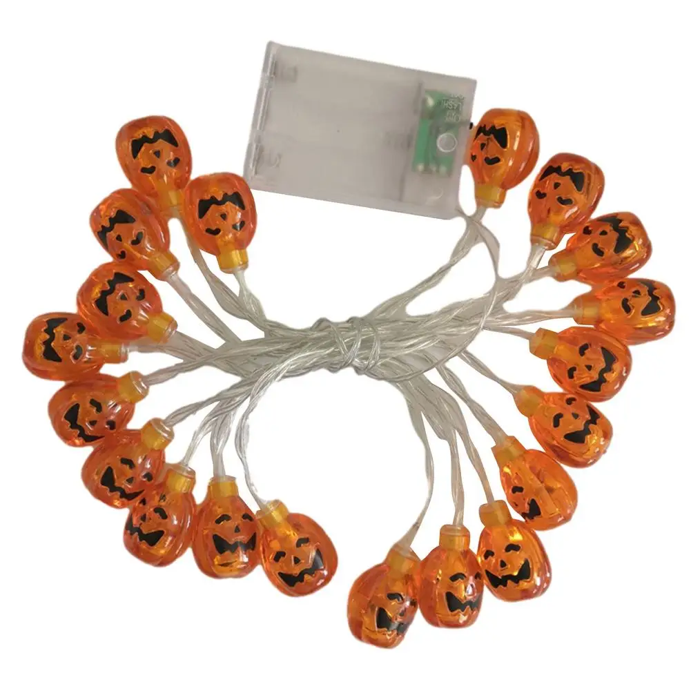 Festa de Halloween à Prova Decoração da Lâmpada Luz da Corda Halloween Decorativo Corda Abóbora Lanterna Casa Decoração Dwaterproof Água Jardim Pátio Luz Led