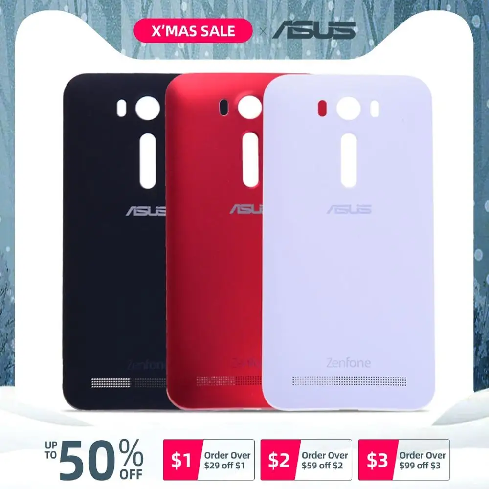 Origianal Корпус Крышка для Asus Zenfone 2 Laser ZE550KL задняя крышка Батарея Чехол для мобильного телефона с Запчасти для авто