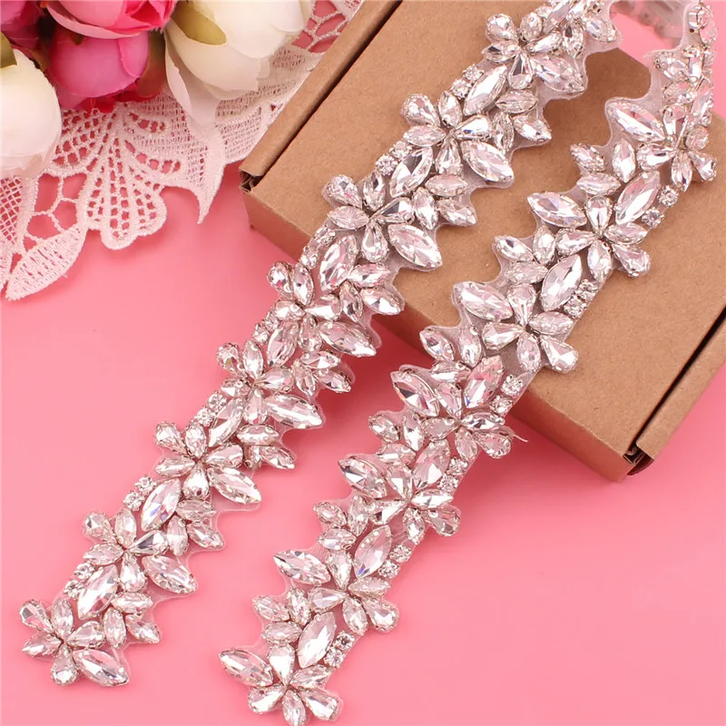 

Diamond wedding belt with crystal, wedding accessories, 1 piece