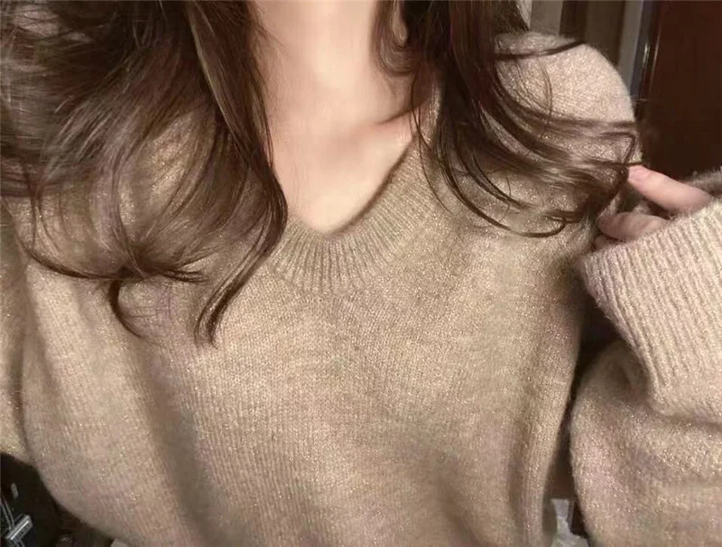 

CMAZ Red Sweater Women's Inner Pullover 2020 New Autumn and Winter