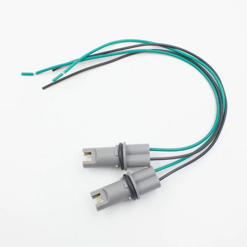 Rockeybright 2-4 шт. T10 W5W светодиодный держатель лампы Кабель-розетка T10 194 светодиодный интерьерная Лампа адаптер разъем провода жгут разъем