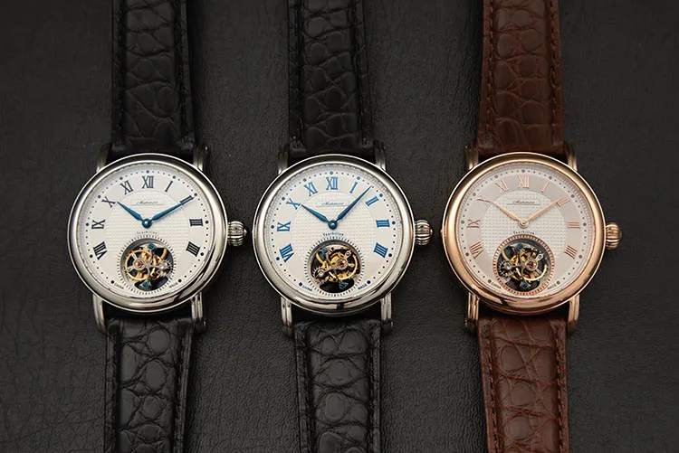 Мужские часы с сапфировым циферблатом, s Tourbillon,, ST8000(818,900), Move, мужские механические наручные часы из крокодиловой кожи, Лидирующий бренд