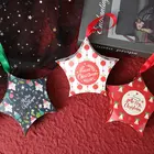 1 шт. рождественские подарочные коробки, коробка для конфет в форме Санта-Клауса, звезды, рождественские коробки, пакеты в упаковке, Новогодние рождественские декоративные подарочные пакеты