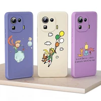 little prince anime for xiaomi 11i 9se 8se 10t 10s 10i 10 9 11t 11 ultra pro lite 5g liquid silicone soft phone case capa