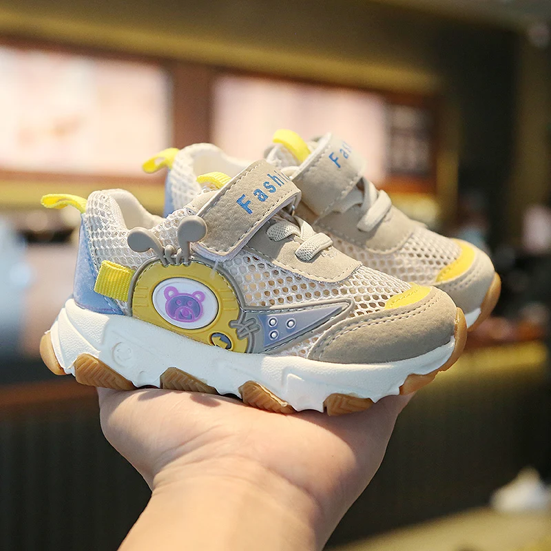 Кроссовки Детские сетчатые унисекс дышащие повседневная обувь для начинающих