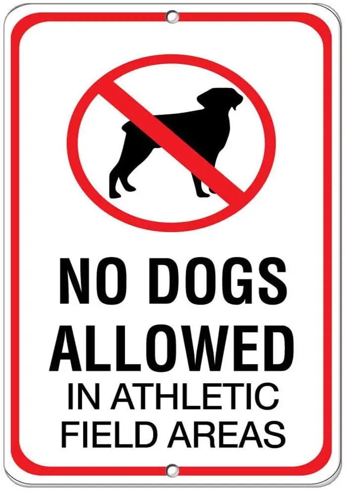 

Постер для домашних животных «без собак», Забавный художественный декор в винтажном стиле, алюминиевое Ретро металлическое жестяное звено