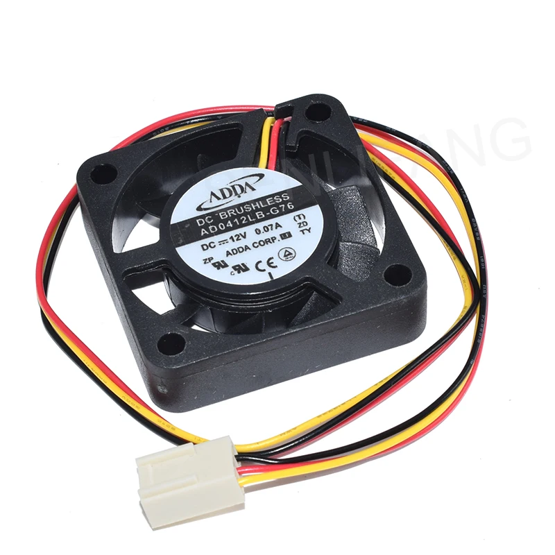

Подлинная Новый AD07412LB-G76 AD0412LB-G76 DC 12V 0.07A три провода Вентилятор охлаждения