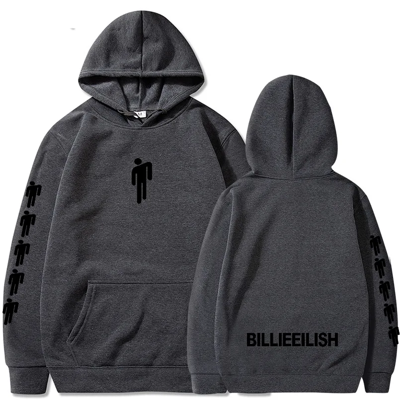 Billie Eilish, модные толстовки с принтом для мужчин/женщин, толстовки с капюшоном и длинным рукавом,, повседневные трендовые уличные толстовки