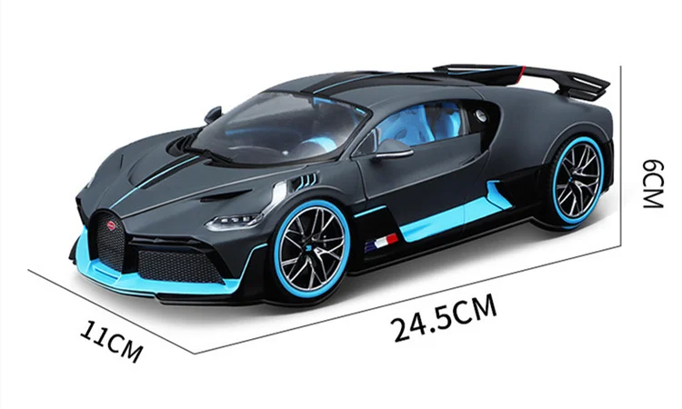 Изысканный подарок 1:18 Bugatti Divo модель спортивного сплава автомобиля, высокая модель литья под давлением, расширенная коллекция