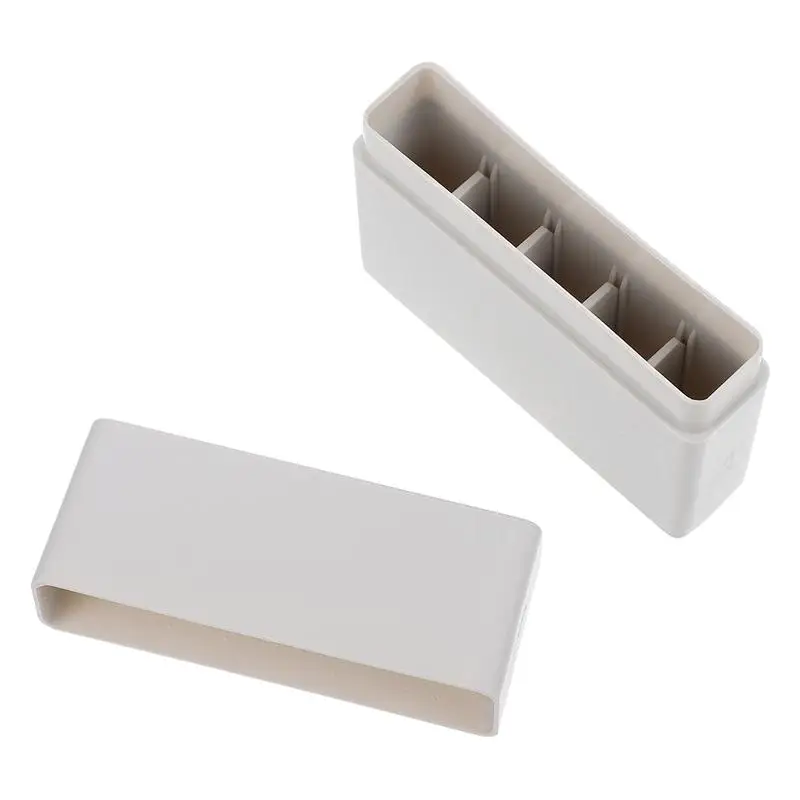 

1Pc 5-lattice Plastic Cryovial Box Freezing Tube Container Cryovial Organizer