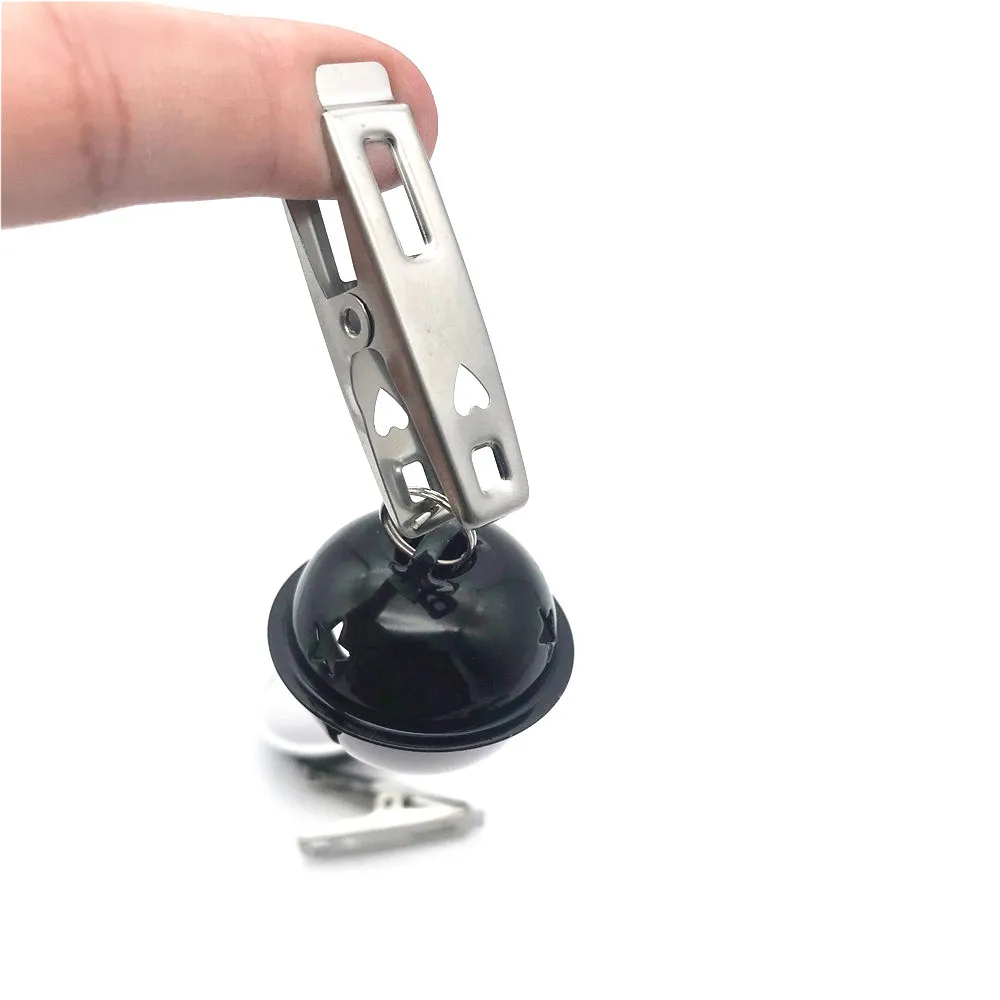 1 пара металлическая секс-игрушка для груди и сосков из нержавеющей стали |