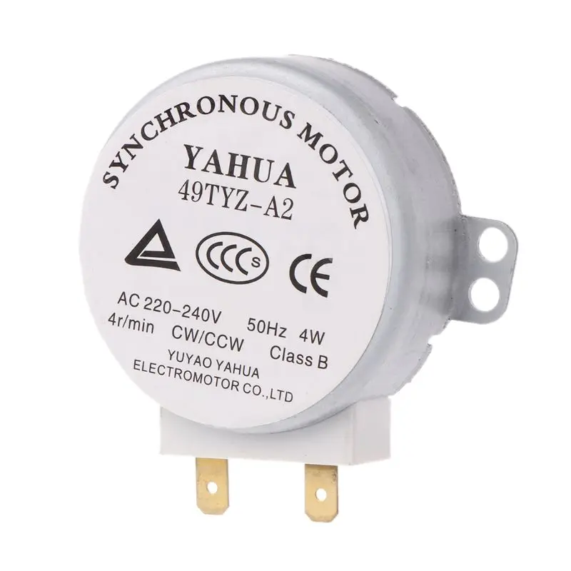 1 шт. x СВЧ мотор CW/CCW 4 Вт 5/6 об/мин AC 220-240 В роторный стол синхронный 49TYZ-A2# Y05# C05