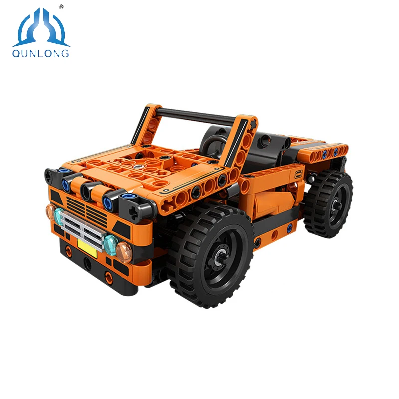 

QUNLONG Hardcore Off-road Vehicle Building Blocks Constructions on Model Building Kits Christmas Toys for Boys Figures Technical
