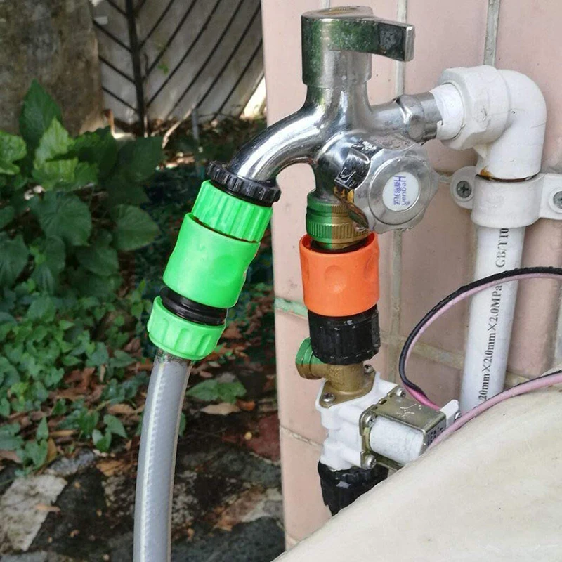 

10pcs 1/2 inch Water Hose Connector Pipe Adaptor Tap Hose Pipe Fitting Set Quick Connector Garden Watering Tap Accessories