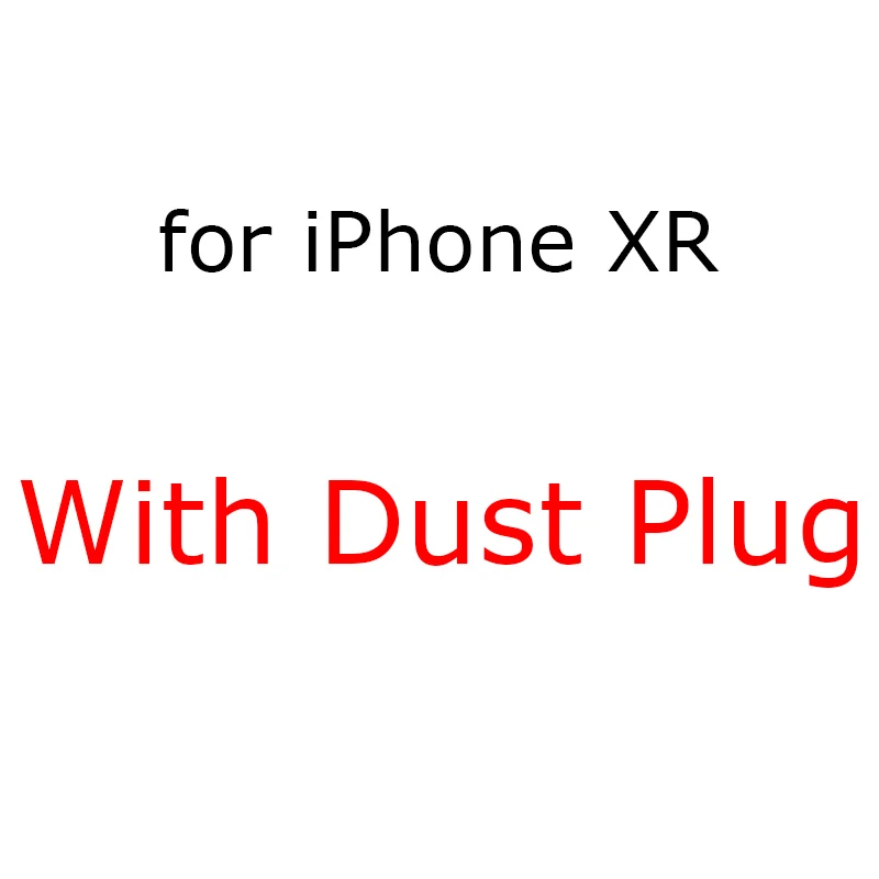 Clear Пылезащитная заглушка для силиконовый чехол для iPhone 6 6s 7 8 Plus X XS Max XR роскошный мягкий ТПУ полнозащитный Прозрачный чехол для iPhone 8 Plus XSMax - Цвет: Clear