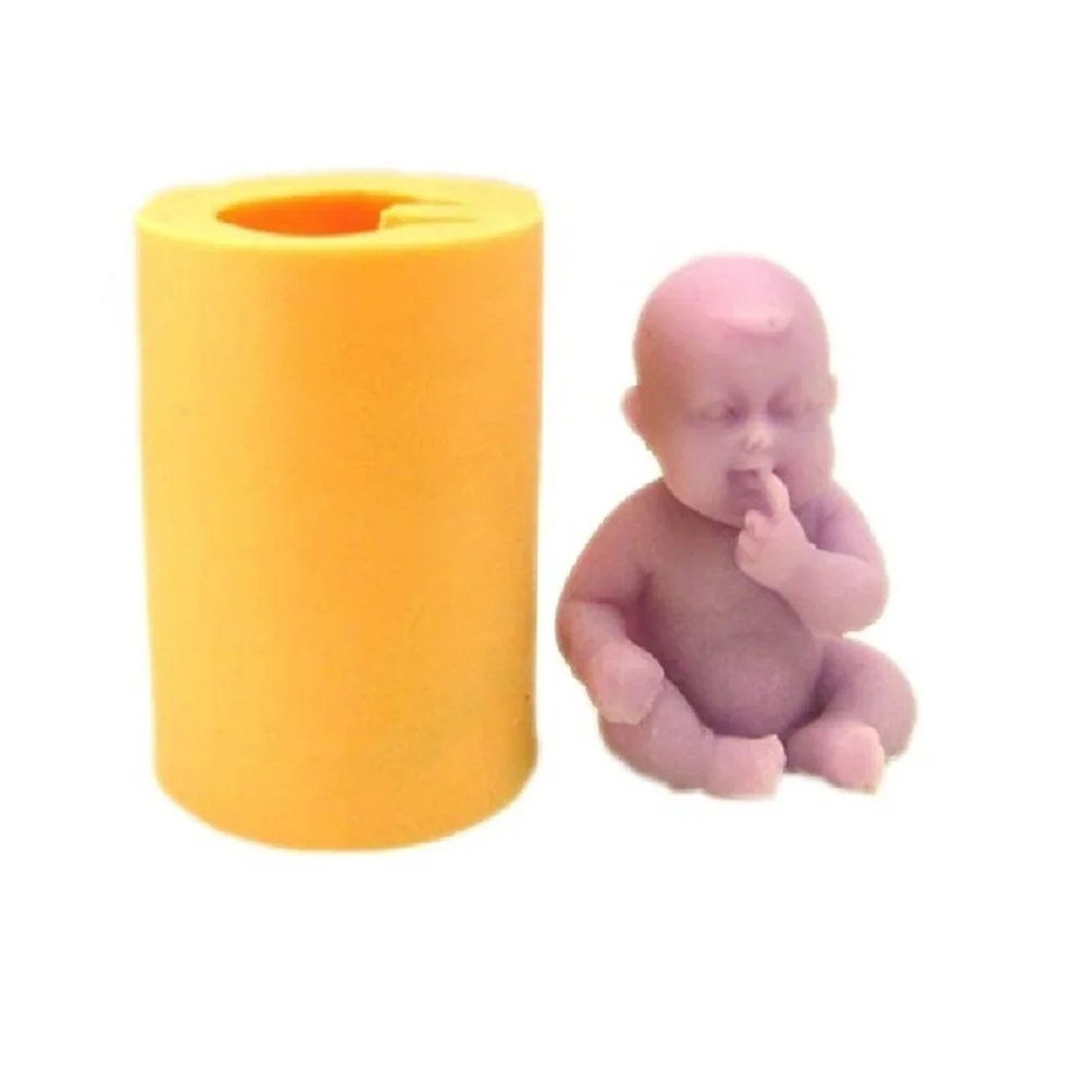 3d стереоскопическая детская силиконовая свеча DIY форма для мыла полимерная глина