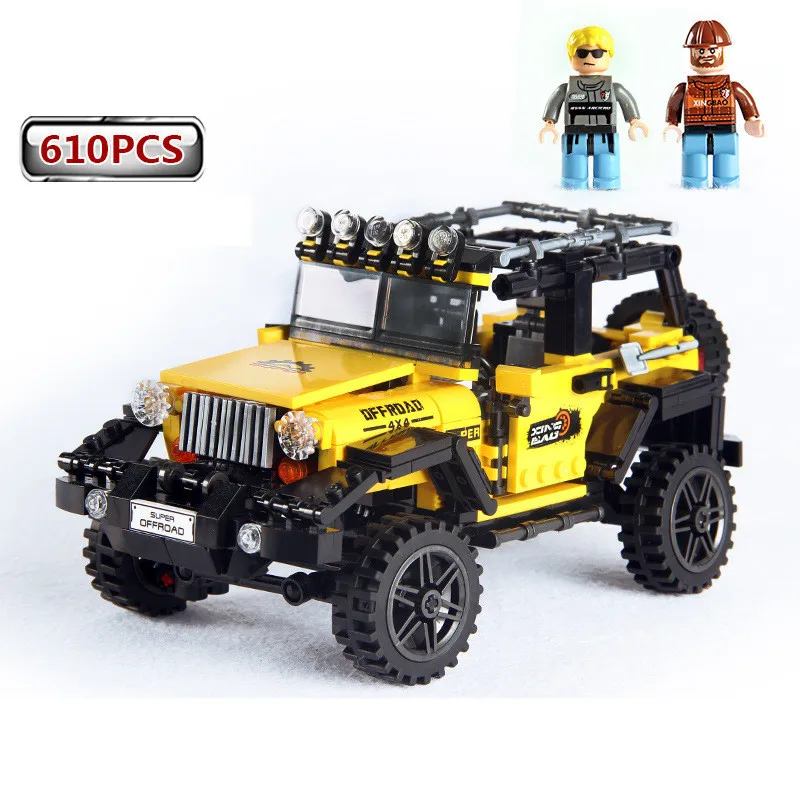 Новые 610 шт внедорожные Приключения Se строительные блоки кирпичи техника Модель