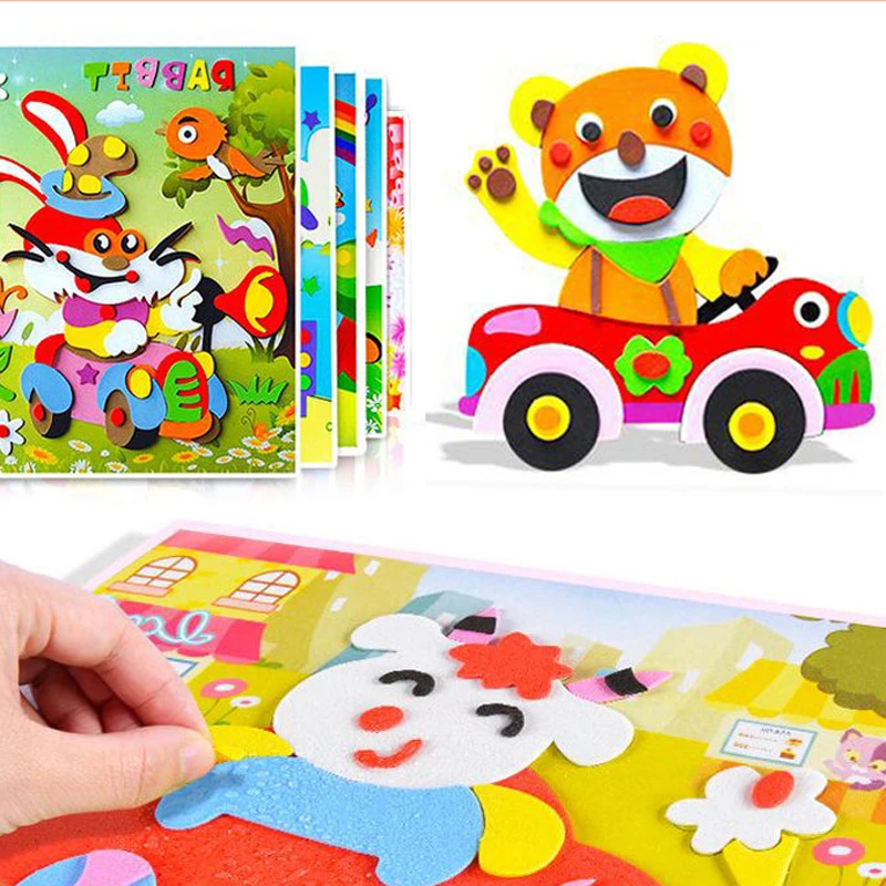 

10/5 шт., 3D-наклейки из пены эва