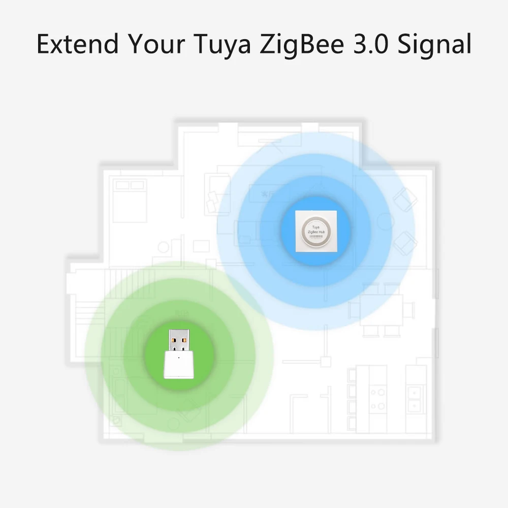 Ретранслятор сигнала Tuya ZigBee 3 0 USB удлинитель для умных устройств модуль