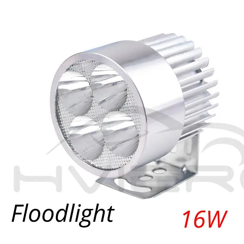 Мотоцикл светодиодный головной светильник 12 V-90 V 4 светодиодный 6 светодиодный 9 светодиодный Электрический велосипед Батарея Авто Мото Водонепроницаемый туман светильник внешняя лампа для Rogue