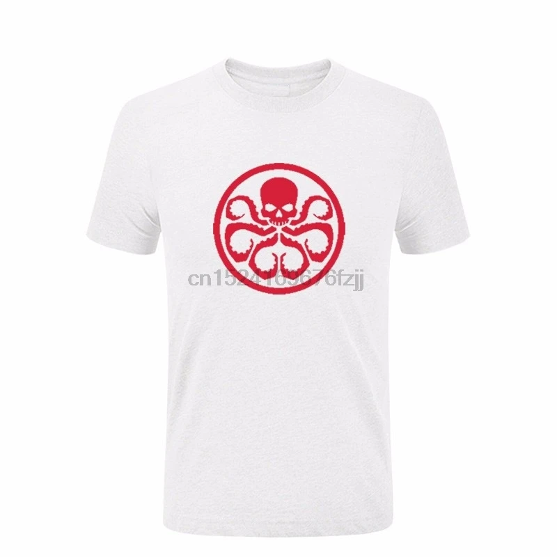 Новое летнее платье модная футболка с принтом града и ГИДРЫ Хлопковая мужская