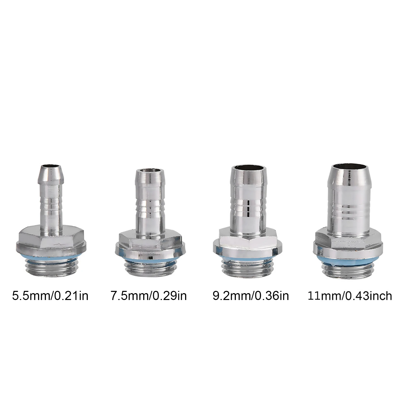 6 шт./компл. фитинг поликарбонат водяное охлаждение два сенсорных фитинга G1/4