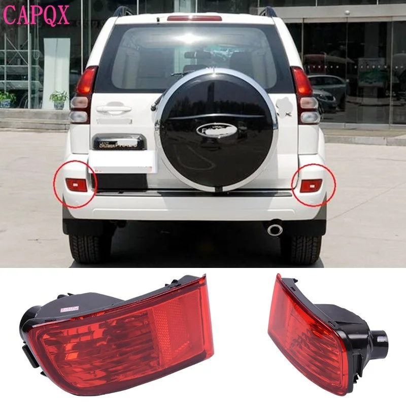 CAPQX 2 шт. задний отражатель бампер противотумансветильник ры 81591 60132 для LAND CRUISER PRADO