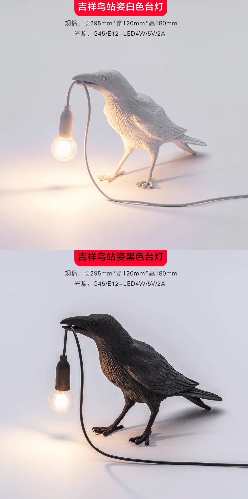 Итальянская светодиодная настенная лампа Seletti с птицами, художественный декор, настенная лампа для дома с птицами, лампа для гостиной с птицами, мебель для животных, лампа для птиц