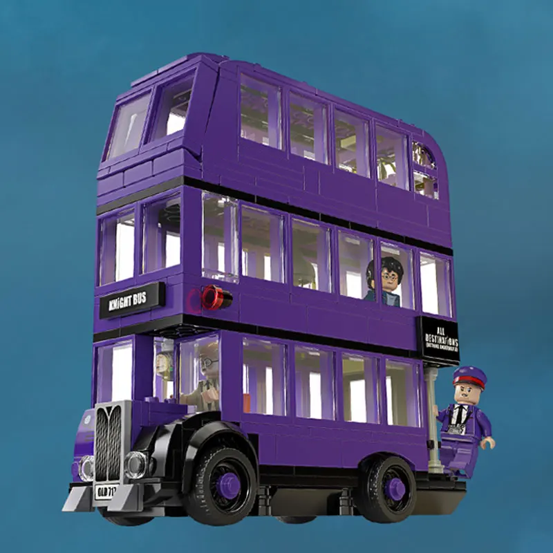 11342 Potter Movie The Knight Bus 403 шт Строительные блоки Кирпич детская игрушка Рождественский подарок совместим с 75957