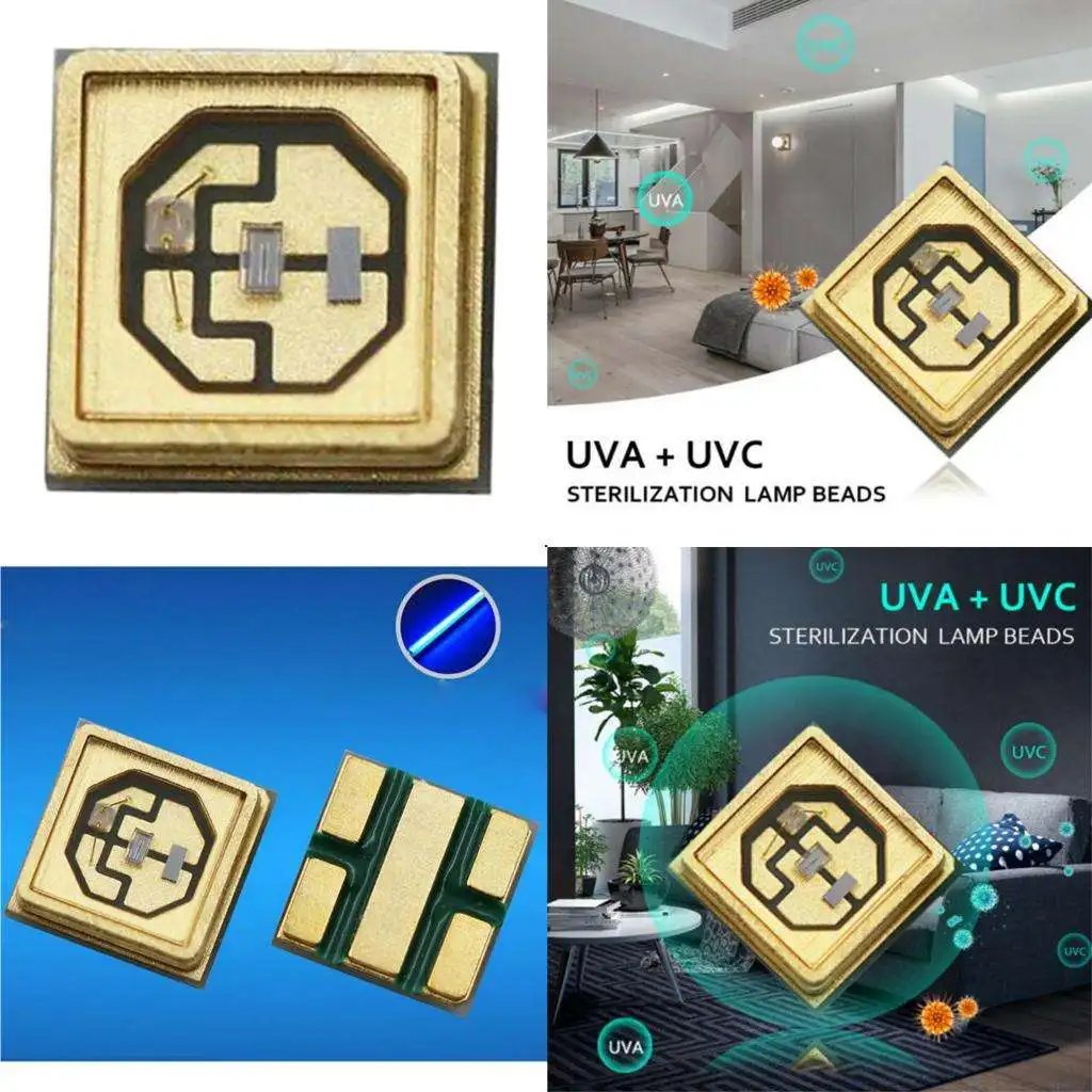 

Dual Core Deep UVC LED Diode 270-280nm Water Sterilization Indoor Purifiers