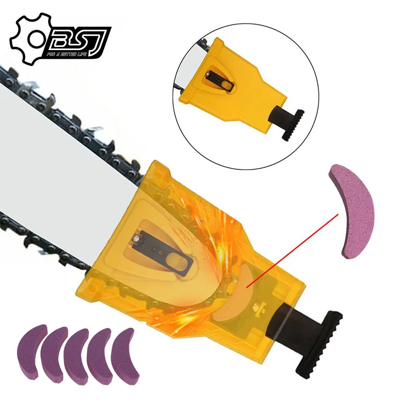 

Точилка для зубцов цепная пила портативная прочная простая мощная остроконечная прутковая быстрая шлифовка цепная точилка инструмент