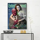 Современные Плакаты для домашнего декора Wanda Vision, плакат для ТВ-сериала, печать на холсте, модульные картины для спальни, гостиной