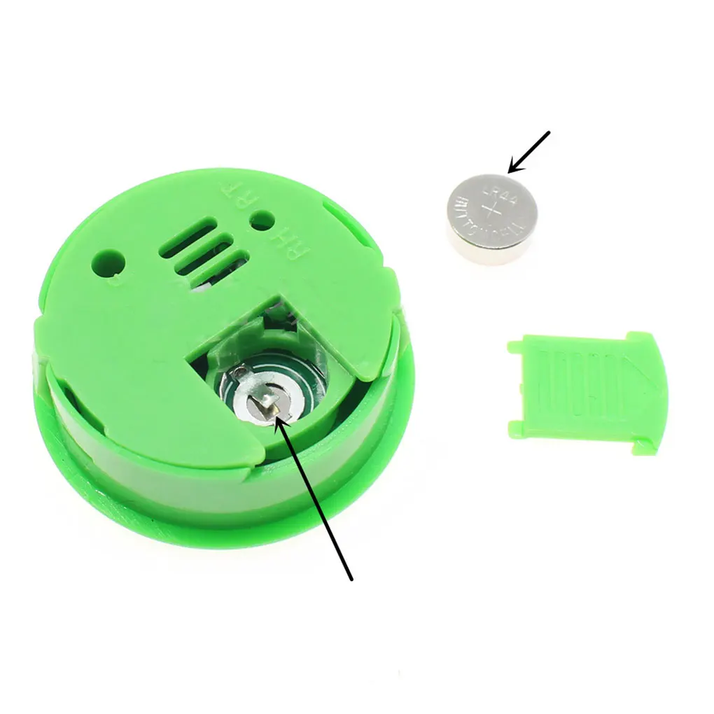 

New Mini Practical Digital Indoor Round Thermometer Hygrometer Temperature Humidity Meter LCD Display