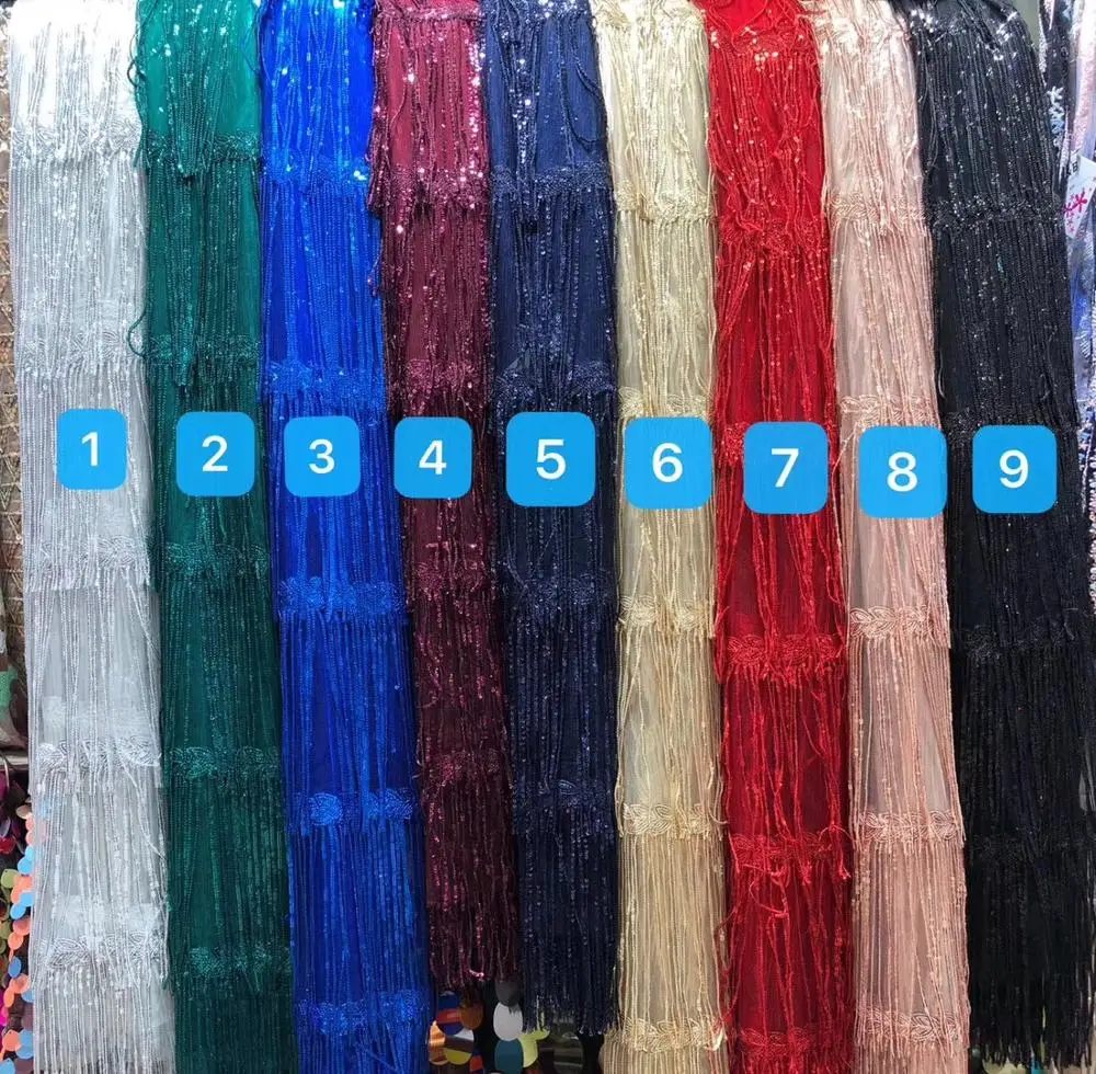 Кружевная ткань в африканском стиле 2 ярда золотого цвета 2019 | Дом и сад