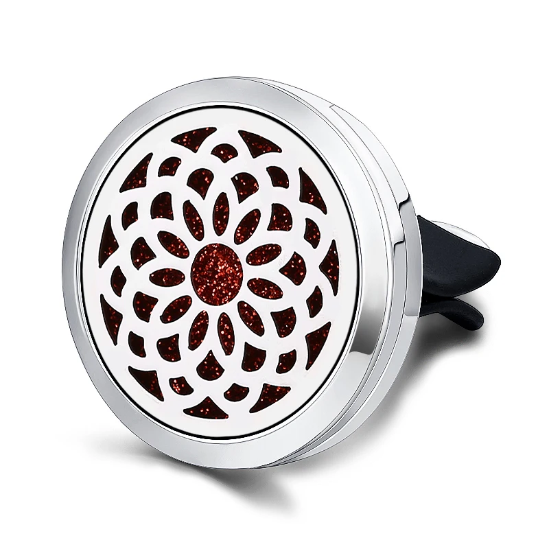 Фото Автомобильный освежитель воздуха, многоразовый освежитель воздуха с клипсой, из нержавеющей стали №5
