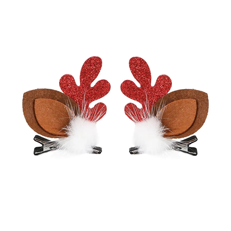 

2020 Christmas headdress antler headband elk headband net red hairpin Girl Adult cap hairpin hair accessories