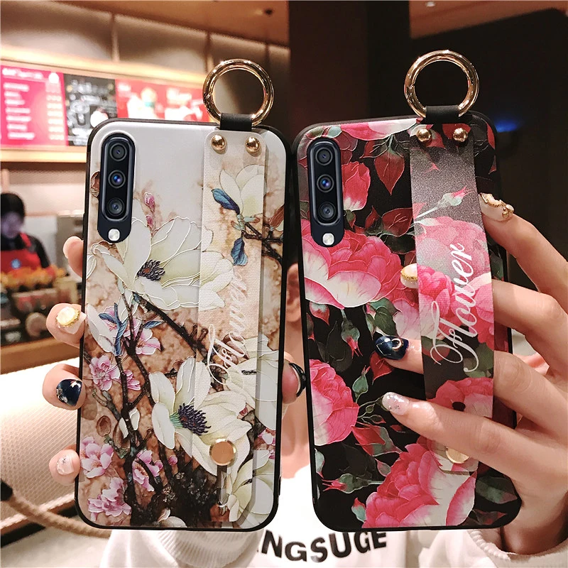SoCouple чехол для samsung Galaxy A50 A70 A30 A20 A10 S8 S9 S10 Plus, Note 8, 9, 10, плюс A40 A60 S10e ремешок держатель телефона чехол