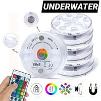 13 led light with suction cup 16 colors submersible for outdoor pond fountain vase garden swimming pool underwater night lamp
