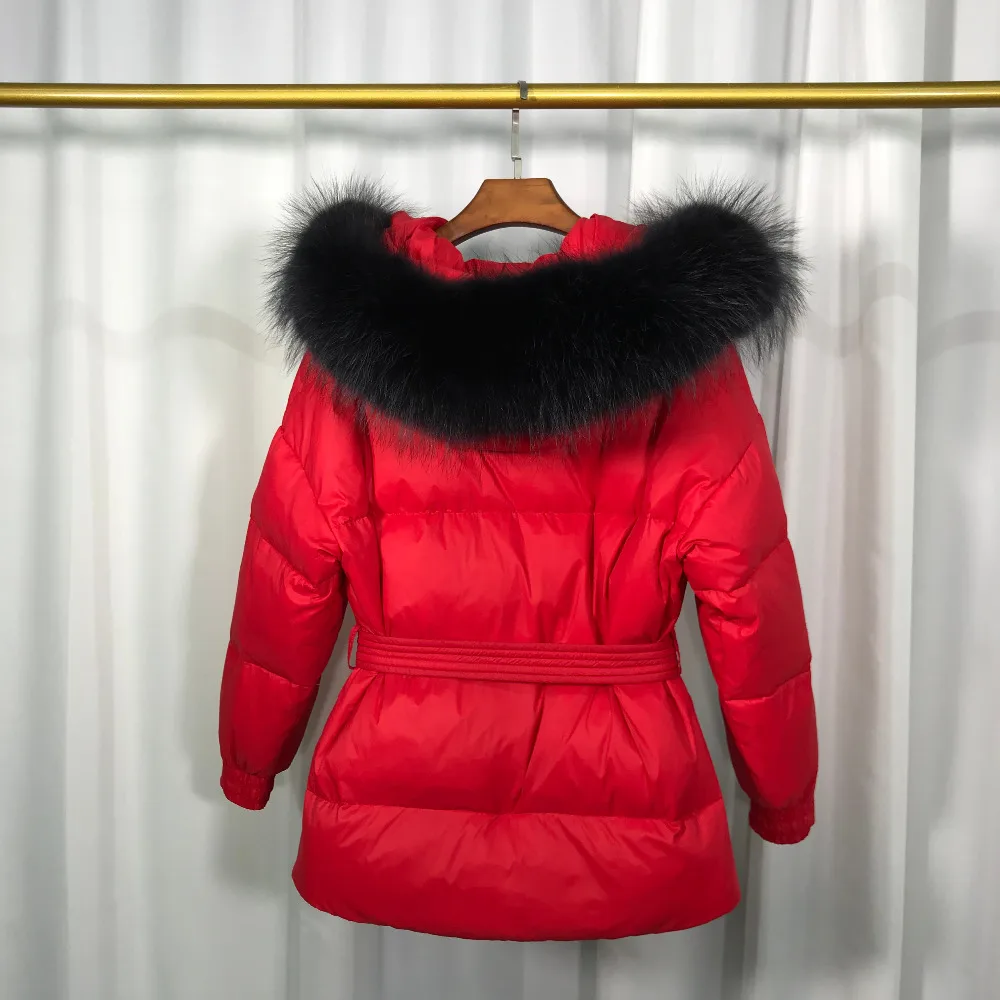 

Women's Hooded Female Winter White Duck Down Jacket Loose Warm Coat Down Parka Winter Coat Women