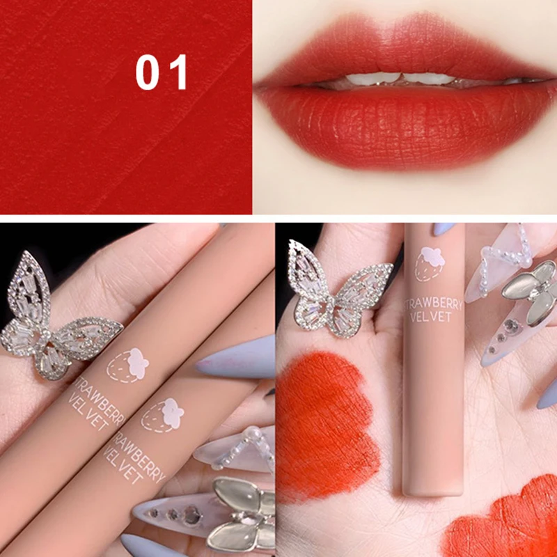 

Non-Stick Liquid Lipstick Matte Velvet Long-Lasting Moisturizing Waterproof Lip Glaze AC889