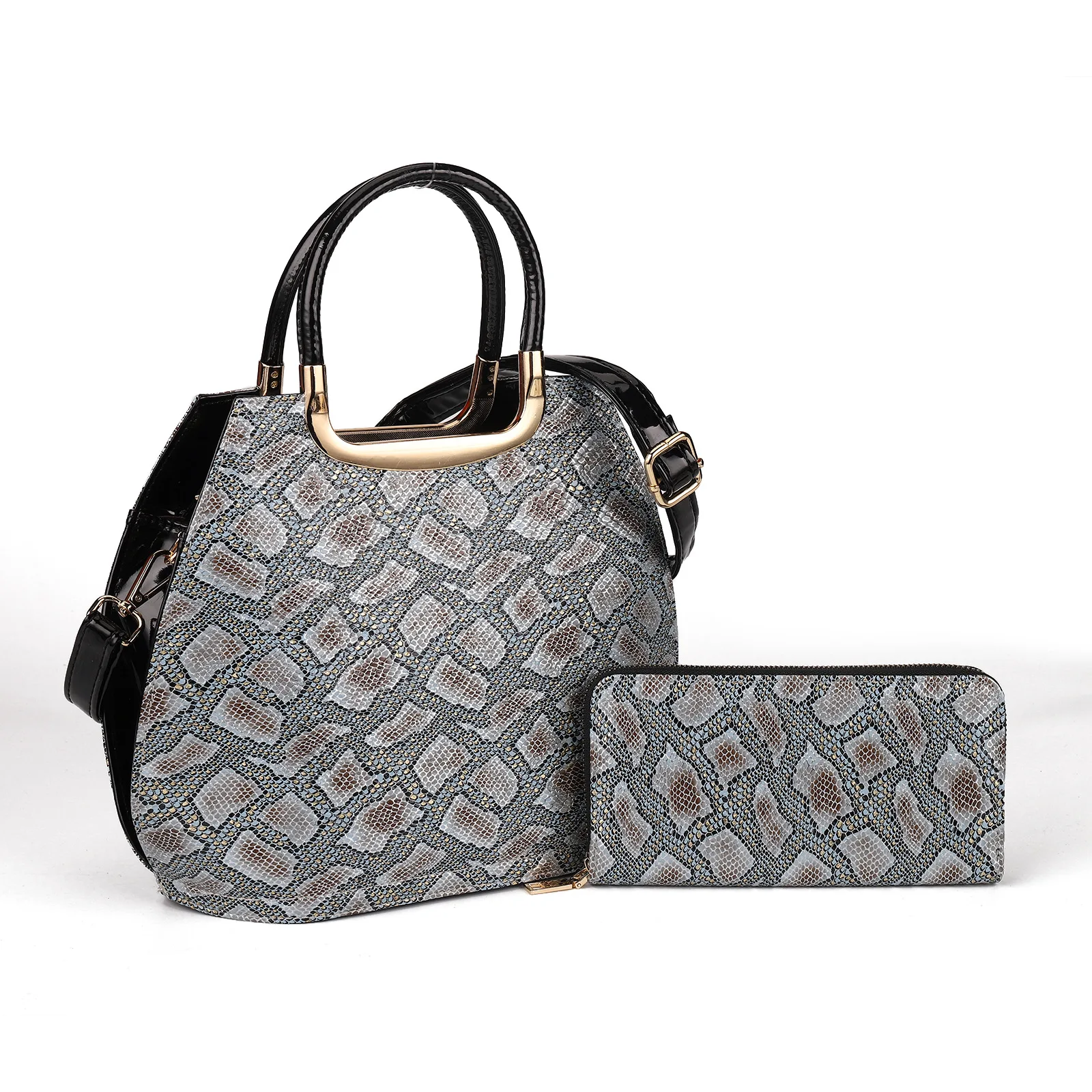 

Female Bag Stone Pattern Fine Diamond Handbag Shoulder Messenger Bag Shell Picture Mother Bag