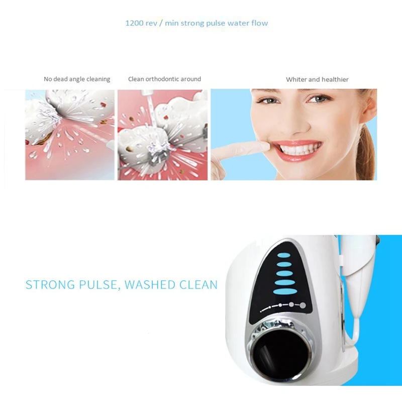 Ирригатор для полости рта ирригатор чистки зубов вода Пульс струя 7x насадка 1x