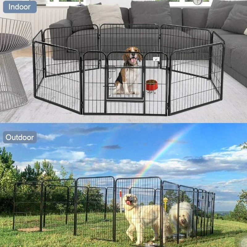 6/8 шт. регулируемые подвижные ворота для собак | Дом и сад
