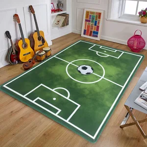 childrens football game play mat 80x160cm boy bedroom carpet decoration rugby play mat living room decoration play carpet free global shipping